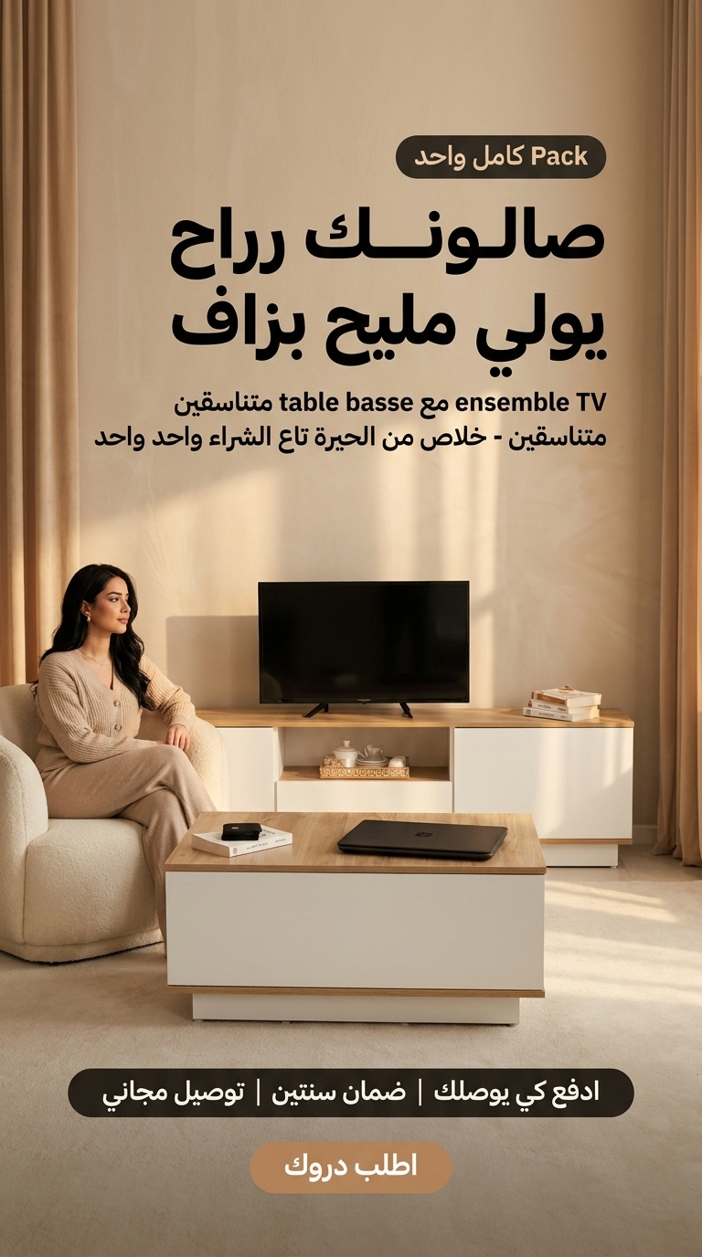 صالونك راح يولي مليح بزاف