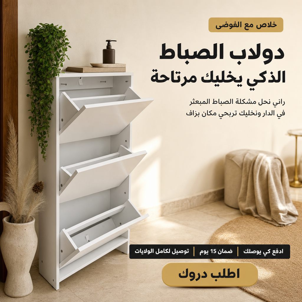 دولاب الصباط الذكي يخليك مرتاحة