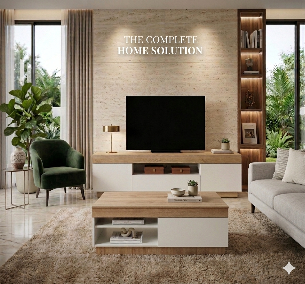 Meuble tv + Table basse Cupra